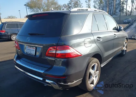 2014 Mercedes-Benz Ml 350 from USA, damaged, VIN 4JGDA5JB3EA295460